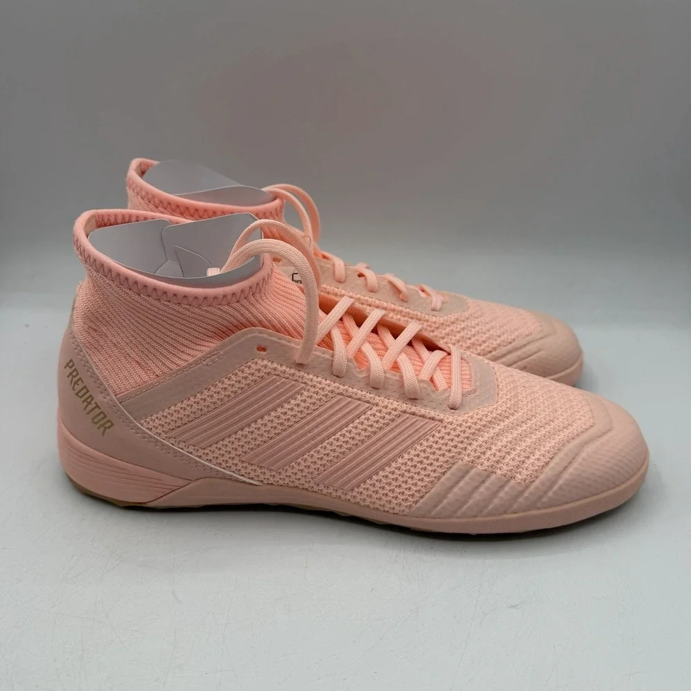 Adidas Predator Tango 18.3 Indoor Soccer Cleats Mens 9.5 Pink/Brown Shoes DB2127